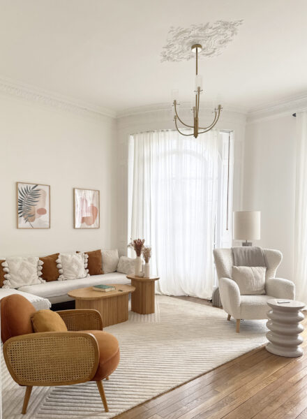 Projet Gilly — rénovation d'un appartement de Palais à Nice par Ivory Interiors