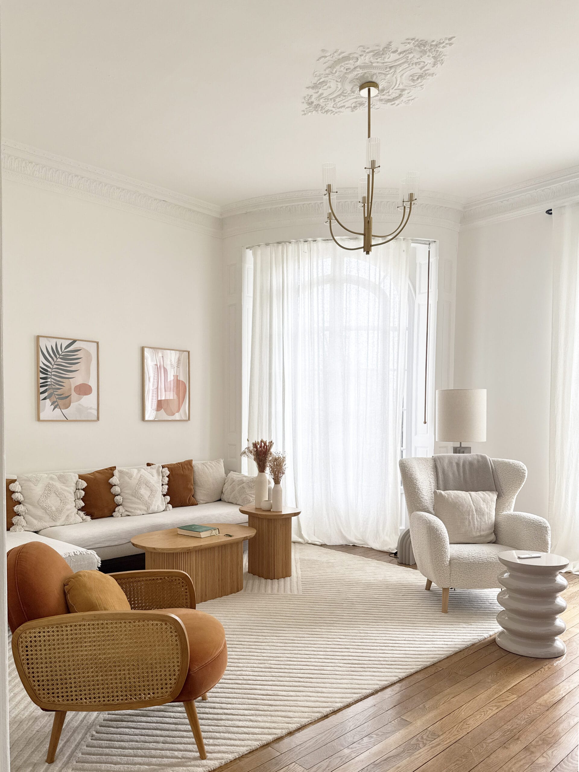 Projet Gilly — rénovation d'un appartement de Palais à Nice par Ivory Interiors